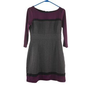 White House Black Market Sheath Dress 3/4 Sleeves Size 2 Might Fit Size 4 Work